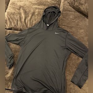 Nike hoodie medium black dri-fit